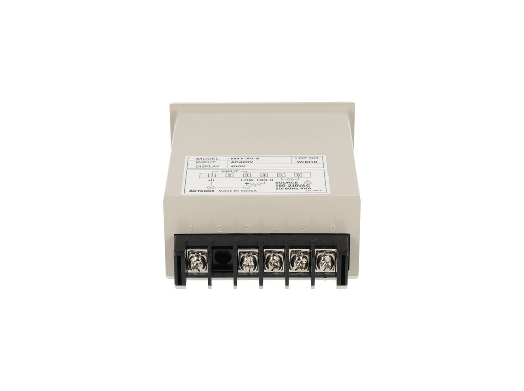 M4Y-AV-6 — VOLTIMETRO 0-400VCA