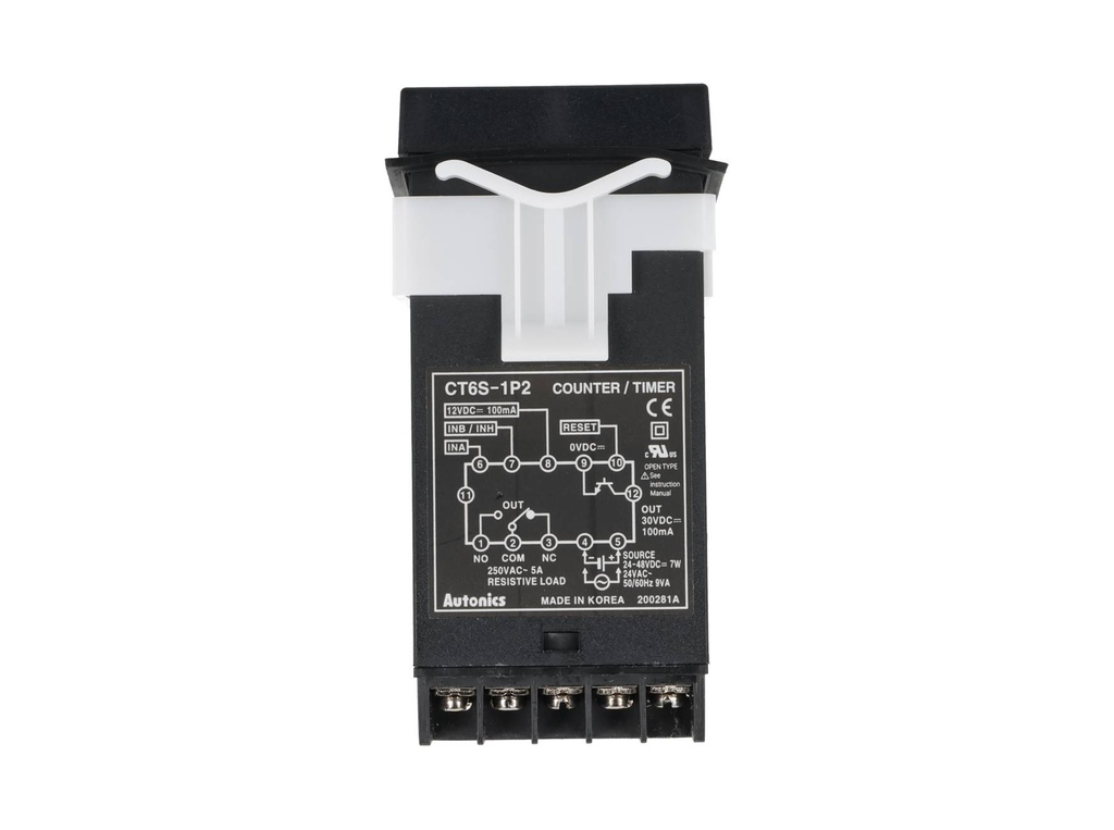CT6S-1P2 — CONTADOR/TIMER 24-60VCD1/16DIN 6D 2 PRES2 RELAY 1 SALIDA NPN 24-60VCD