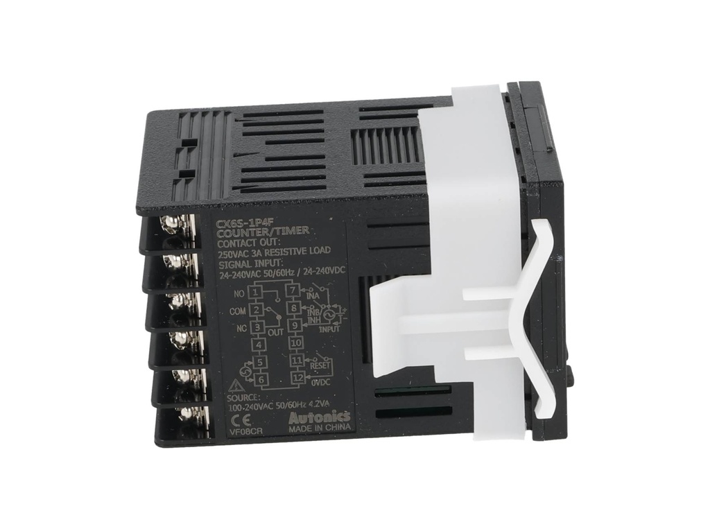 CX6S-1P4F — CONTADOR TEMPORIZADOR DISPLAY 6 DÍGITOS100-240VCA