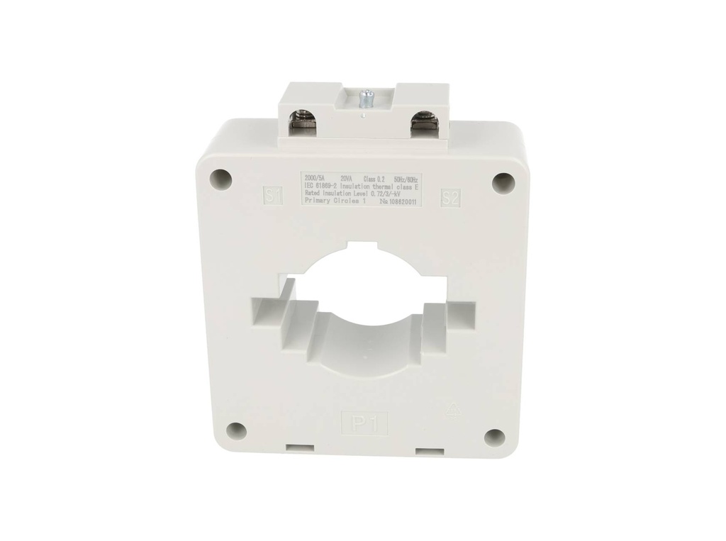 BH2-2000-5A — TRANSFORMADOR DE CORRIENTE (DONA) 2000/5A, 660V, DIAMETRO 52mm, VENTANA 11X81.5mm
