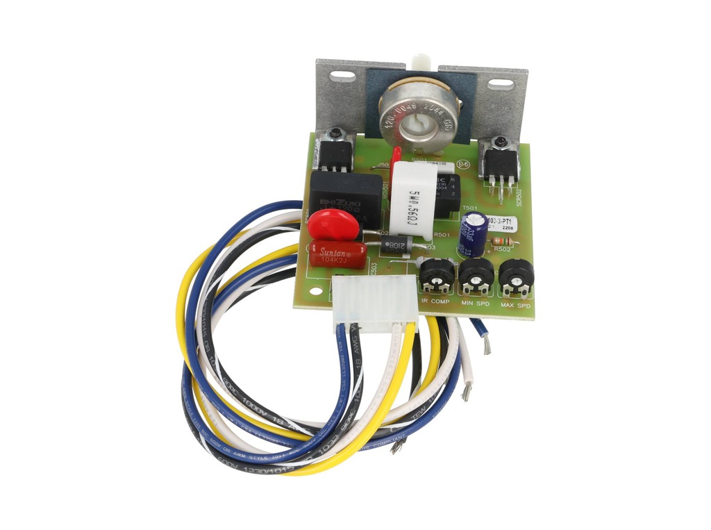 SPM100-3-PT1 — TARJETA CONTR.DE VELOCIDAD CD 1/8-1/4HP, 115VCA, CON POT MONTADO (# ANTERIOR mm31750B) 