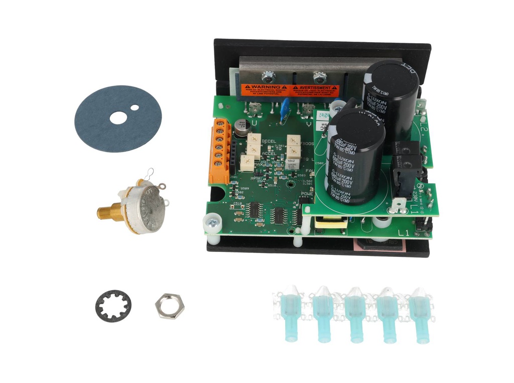 VFD600-2.4 — VARIADOR DE FRECUENCIA115/230VCA 1/2HP 1FASE, SALIDA 0-230VCA 2.4AMP. (# ANTERIOR VFD-D230AC) 