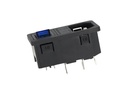 TP-CF-B — INTERRUPTOR CON FUSIBLE Y CONECTOR PARA GABINETE, 125VCA/10AMP. COLOR AZUL