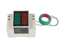 TP-D52-450/200 — MEDIDOR DIGITAL VOLT/AMP, 200-450V/200A MONTAJE EN RIEL DIN C/DONA INTERNA
