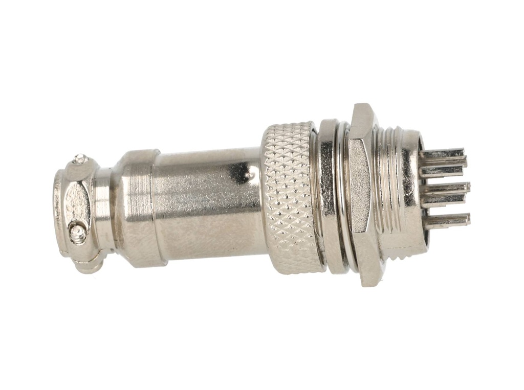 TP-GX16-8P — CONECTORES (PAR GX16 8 PIN MACHO/HEMBRAPARA PANEL Y EXTENSION 4A/125VCA 16mm