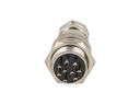 TP-GX16-9P — CONECTORES (PAR GX16 9 PIN MACHO/HEMBRAPARA PANEL Y EXTENCION 4A/125VCA 16mm
