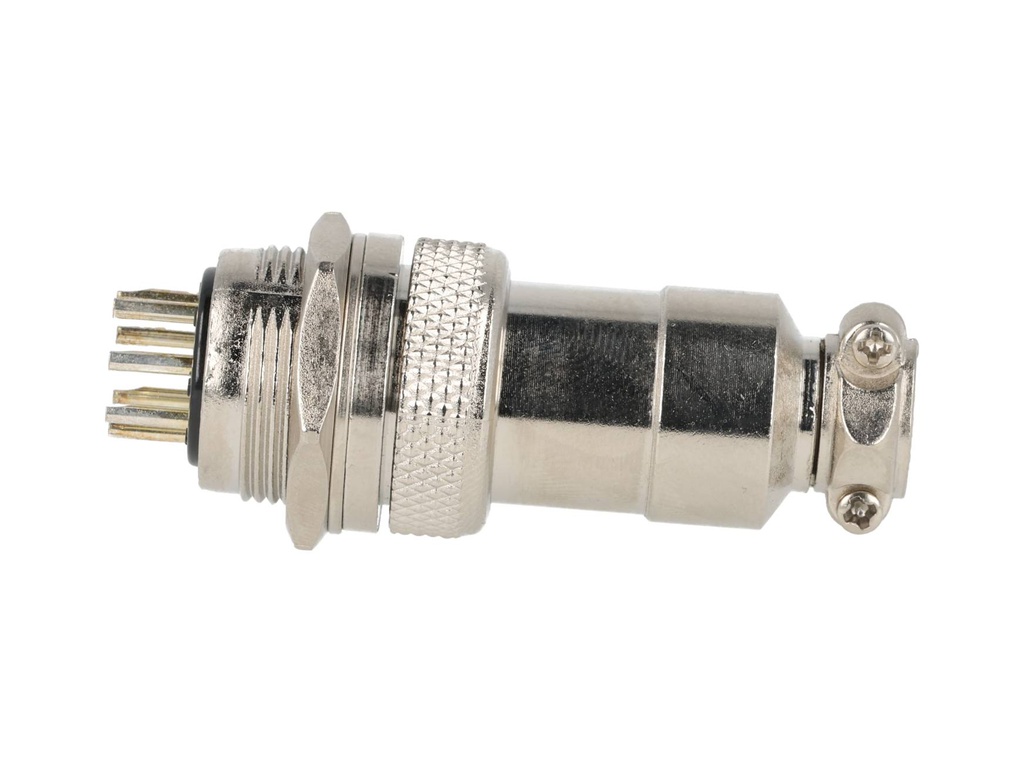 TP-GX20-8P — CONECTORES (PAR GX20 8 PIN MACHO/HEMBRAPARA PANEL Y EXTENSION 4A/125VCA, 20mm