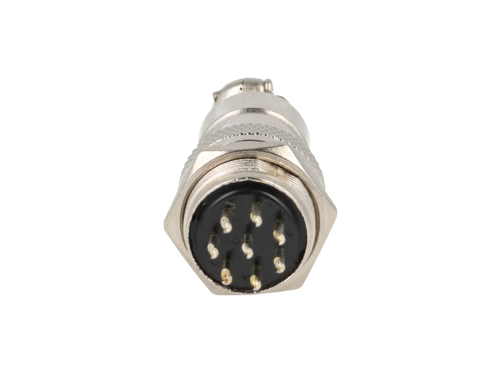 TP-GX20-8P — CONECTORES (PAR GX20 8 PIN MACHO/HEMBRAPARA PANEL Y EXTENSION 4A/125VCA, 20mm