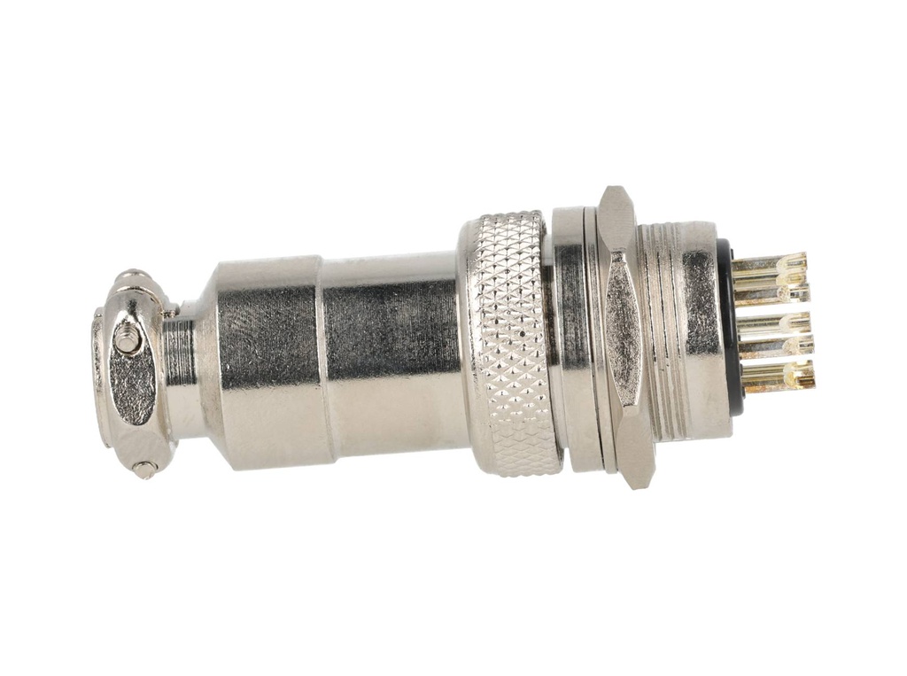 TP-GX20-8P — CONECTORES (PAR GX20 8 PIN MACHO/HEMBRAPARA PANEL Y EXTENSION 4A/125VCA, 20mm