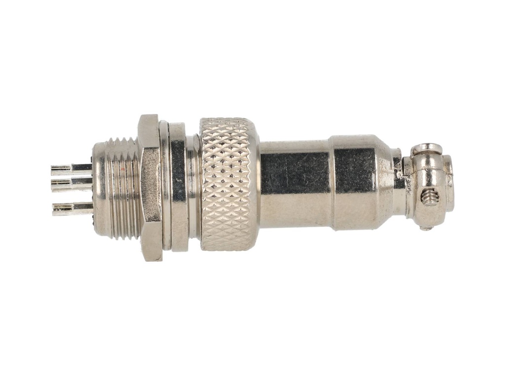 TP-GX12-5P — CONECTORES (PAR GX12 5 PIN MACHO/HEMBRAPARA PANEL Y EXTENSION 5A/125VCA, 12mm