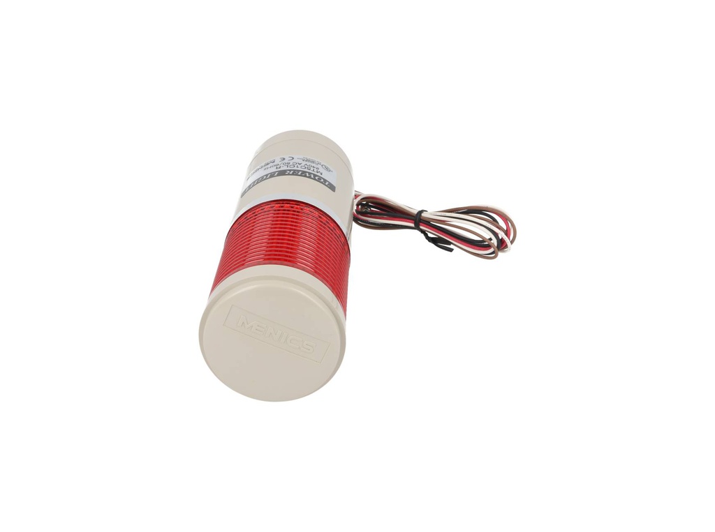 MT5C1CL-1 — TORRETA INDUSTRIAL 220VCA ROJO 56mmCON FLASH