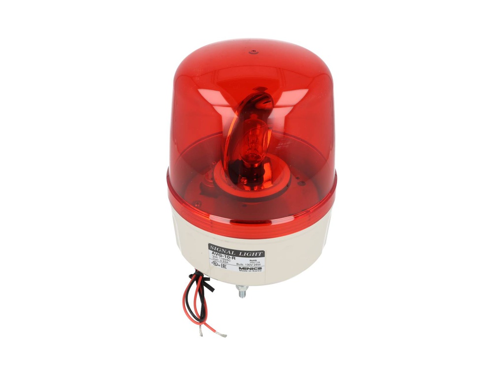 AVG-10-R — FAROLA IND. ROTATIVA 135MM ROJA