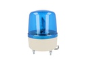 AVGB-02-B — FAROLA INDEPENDIENTE ROTATIVA 135mm CON ALARMA AZUL