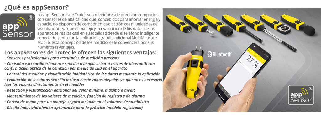 BP21WP — TERMOMETRO INFRARROJO SIN CONTACTO, RANGO DE MEDICION -30 °C y +250 °C, APP CELULAR (MultiMeasure)