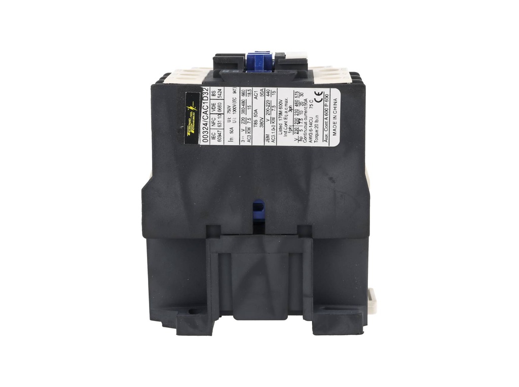 CAC-3250 — CONTACTOR 32A-CA3 50A-CA1 ANTS LC3250-40440VCA, TRABAJO LIVIANO, CONTACTOR AUXILIAR 1NA