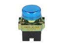 TP-LI22M-B — LAMPARA PILOTO METAL LED AZUL 22mm 220VCA METALICO *NO SON A PRUEBA DE EXPLOSION*