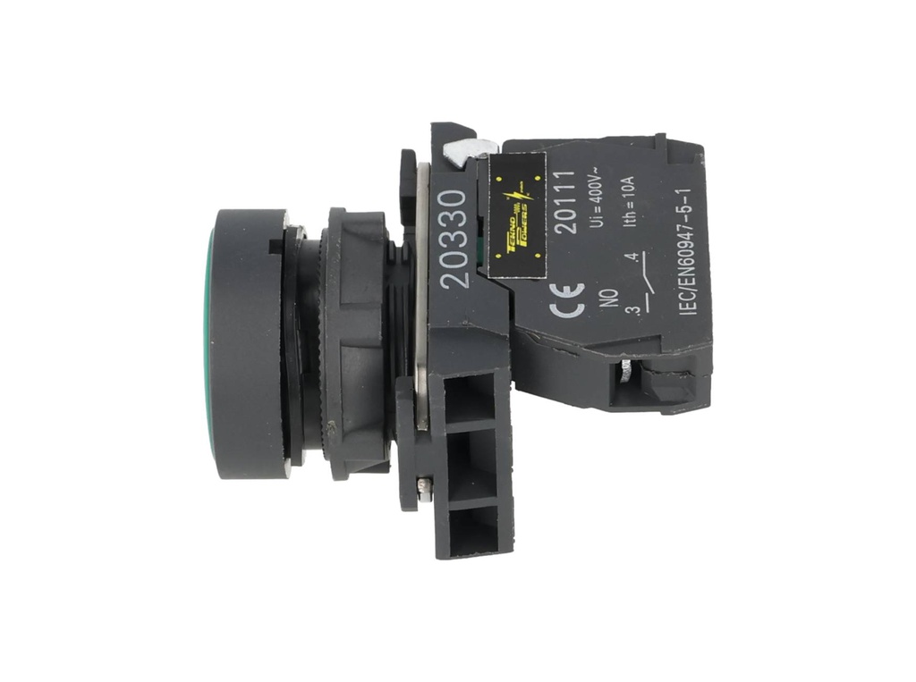 TP-XB5-G — BOTON PULSADOR PLASTICO VERDE NA 22mm*NO SON A PRUEBA DE EXPLOSION*