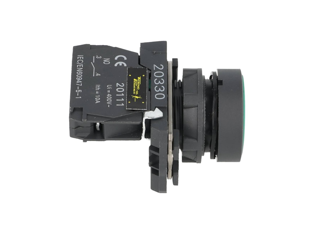 TP-XB5-G — BOTON PULSADOR PLASTICO VERDE NA 22mm*NO SON A PRUEBA DE EXPLOSION*