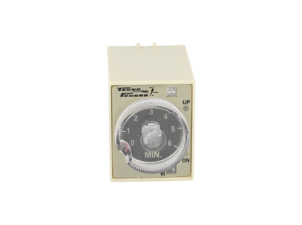 TP-T1-6M-220VA — TEMPORIZADOR A 1/10SEG-60SEG/6MIN 220VCA