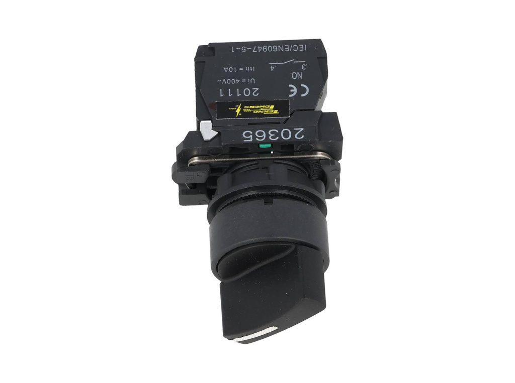 TP-XB5-2 — SELECTOR PLASTICO 2POS. 1NA 22mmCA110/15A, CA220/6A *NO SON A PRUEBA DE EXPLOSION*