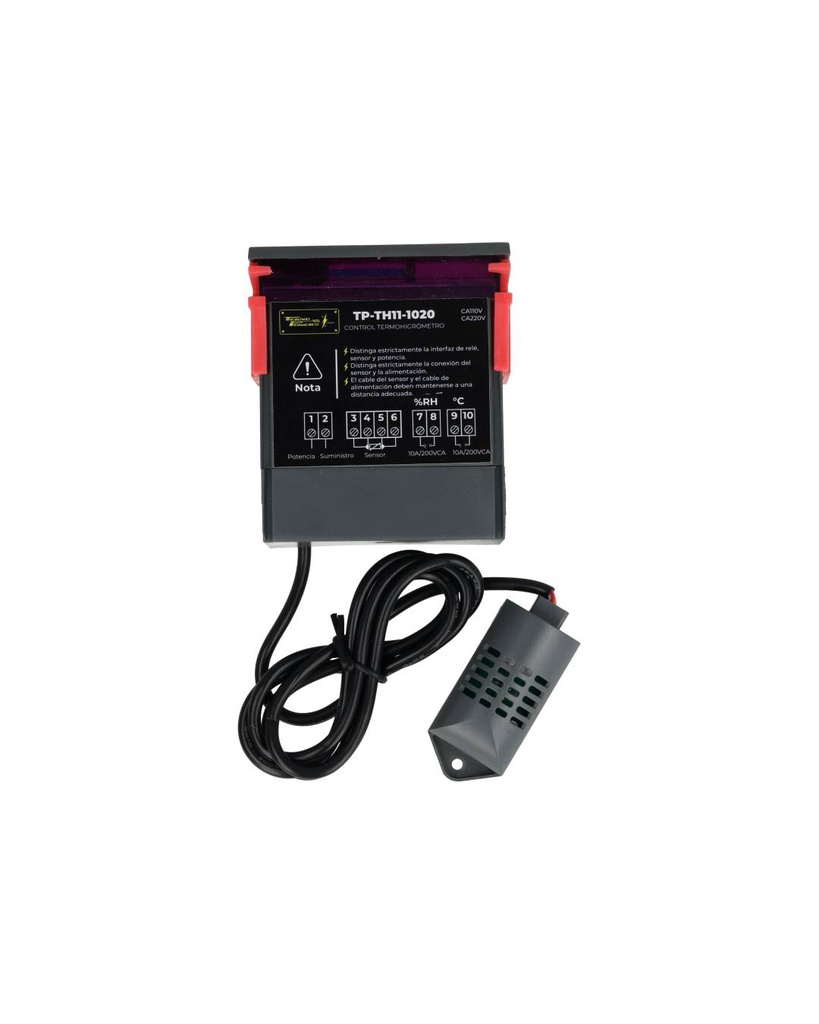 TP-TH11-1020 — CONTROL TERMOHIGROMETRO PARA INCUBADORAS 110/220VCA (220/10A)