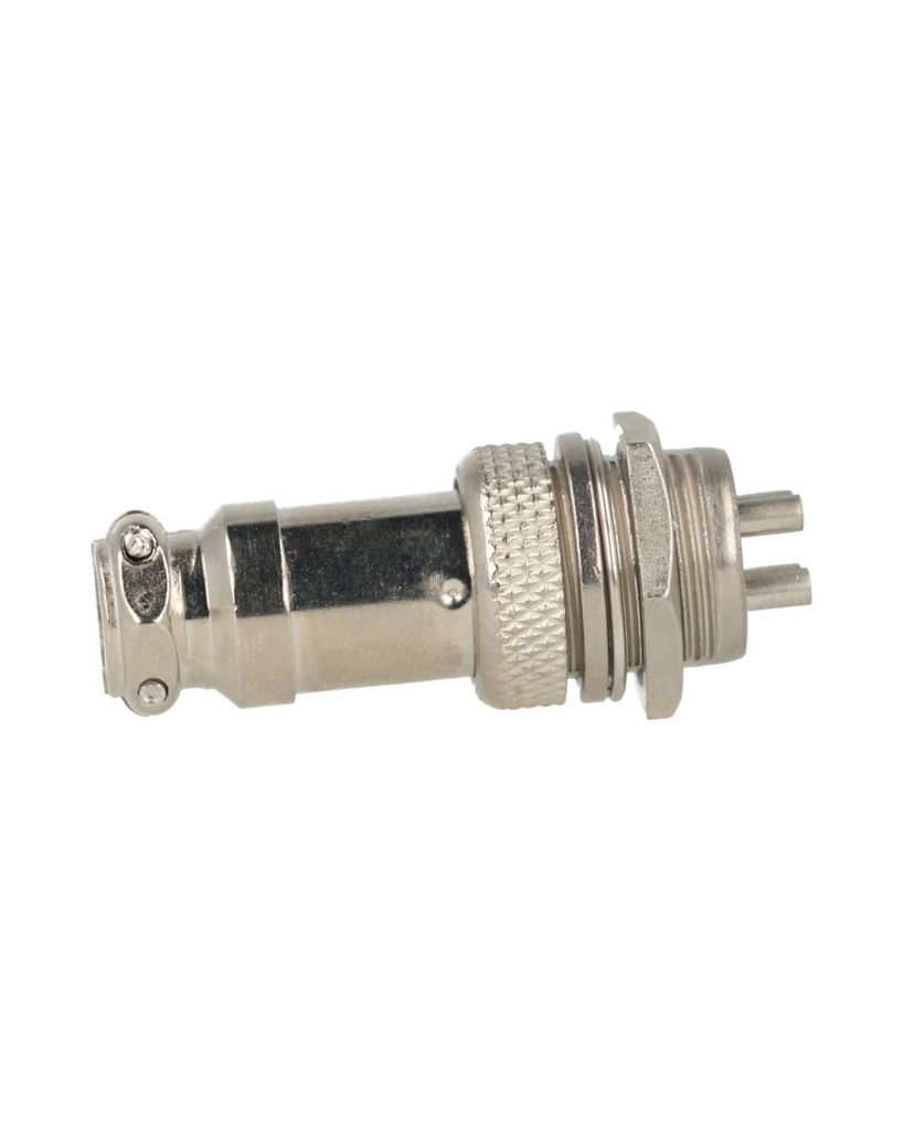 TP-GX16-4P — CONECTORES (PAR GX16 4 PIN MACHO/HEMBRAPARA PANEL Y EXTENCION 5A/125VCA 16mm