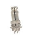 TP-GX16-4P — CONECTORES (PAR GX16 4 PIN MACHO/HEMBRAPARA PANEL Y EXTENCION 5A/125VCA 16mm