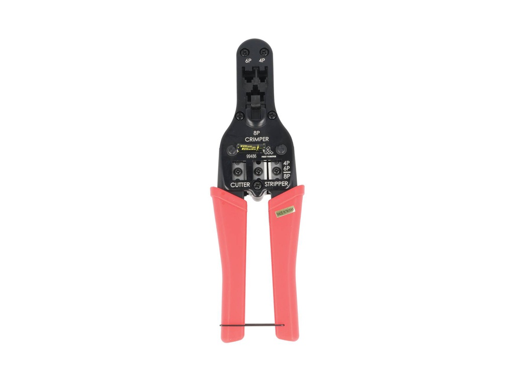 ASA486 — PONCHADORA PARA TERMINALES RJ11, RJ12 Y RJ454, 6 Y 8 HILOS (CORTE Y PONCHADO) 228mm