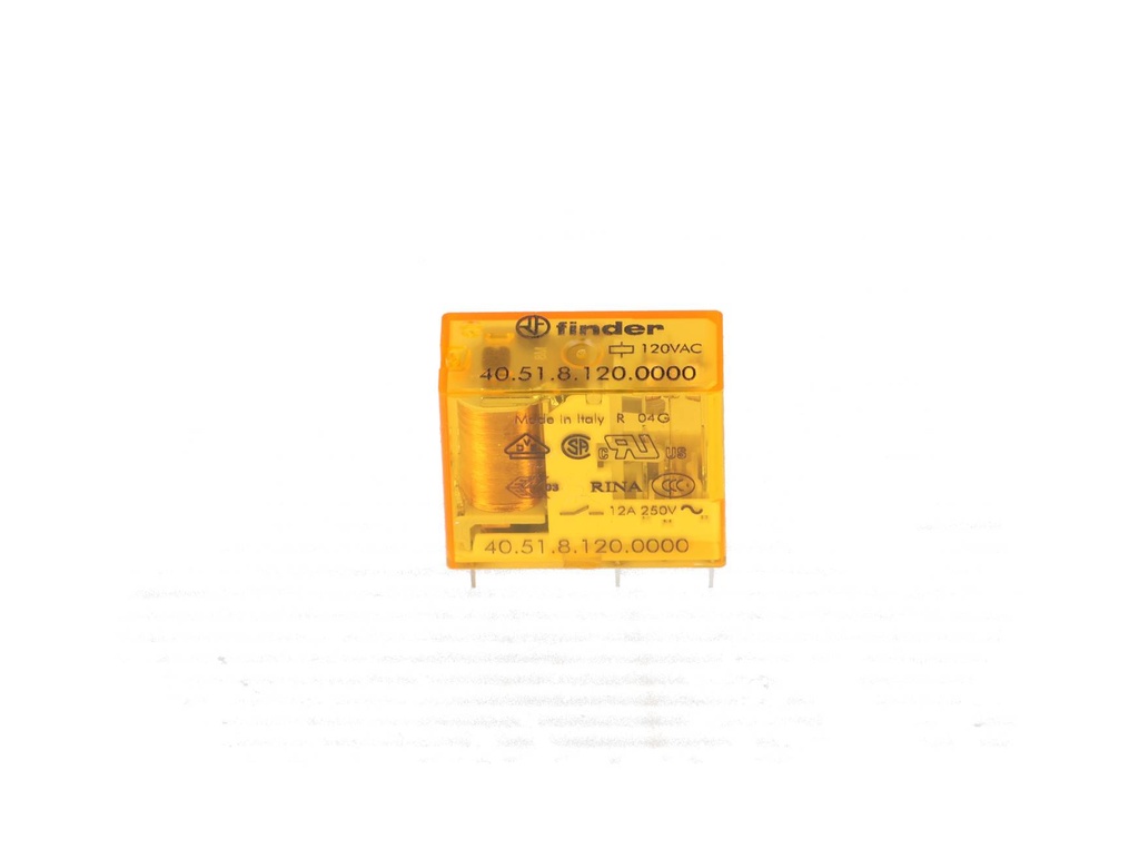 405181200000 — RELE P/CI 120VCA 1P2T 10AMP.