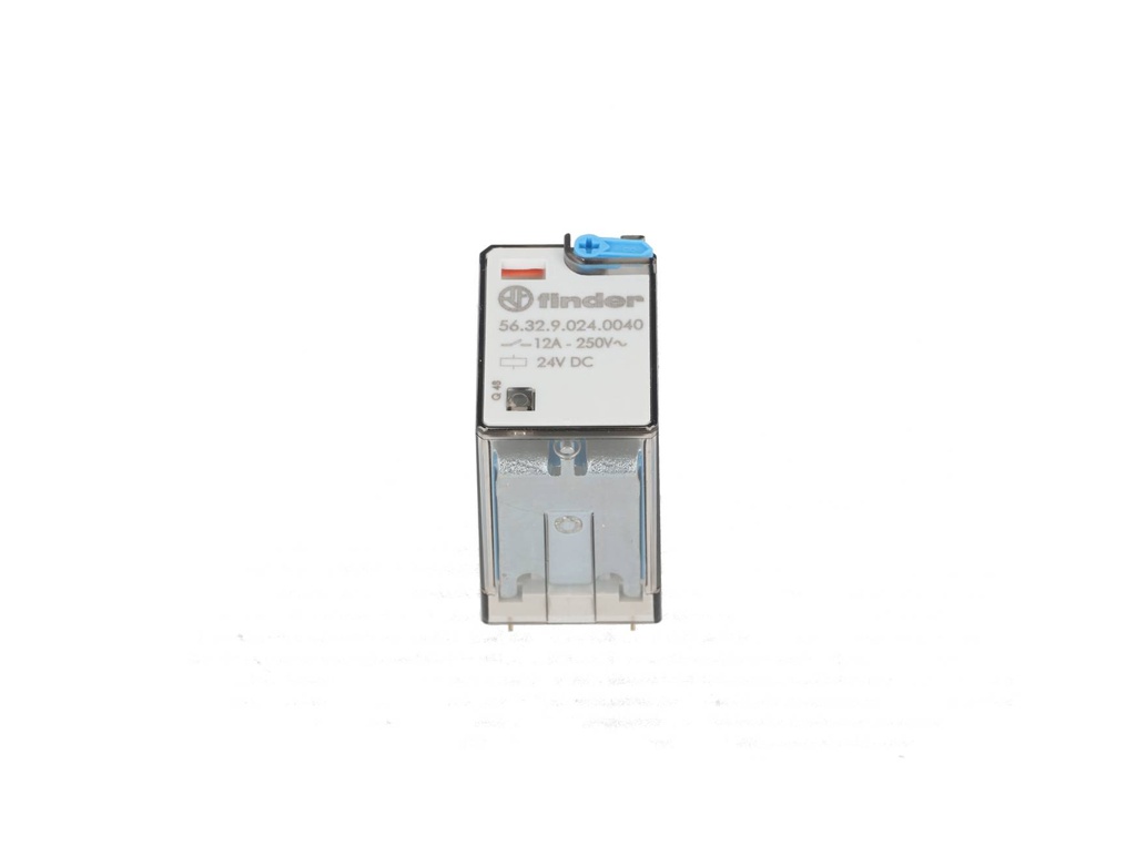 563290240040 — RELE FASTON 24VCD 2P2T 12AMP.