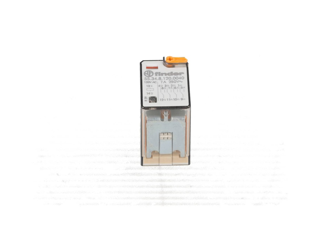 553481200040 — RELE 120VCA 4P2T 10AMP.