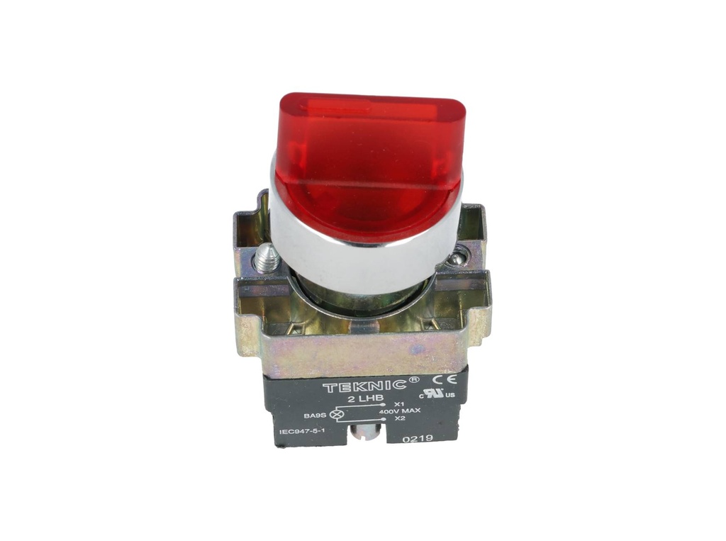 2ASL4LB-3-400 — SELECTOR IL 3POS FIJAS NO INCLUYE LED 24V, 110V230V CA/CD #MCB94*** (***=VOLTAJE) 