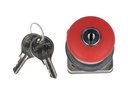 AMKB4 — HONGO CON LLAVE CERRAR Y DESENCLAVAR 30mmROJO