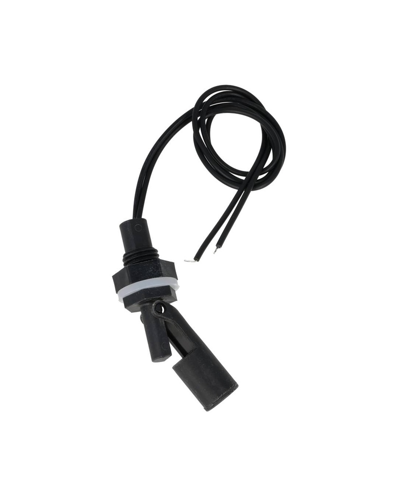 HT-PP-11 — FLOTADOR DE NIVEL MINI 80mm PLASTICO ABS100VCDE 0.5AMP., -10 A 85 GRADOS CELCIUS, ROSCA 3/4