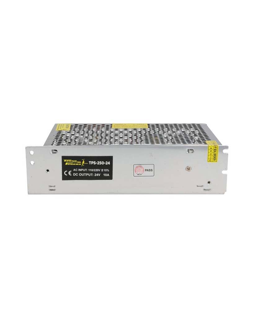 TPS-250-24 — FUENTE DE PODER 24V/10A/110-220VCA, C/SELECCION DE VOLTAJE