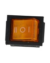 TP-321-2T-Y — INTERRUPTOR 2P2T AMARILLO ON-OFF-ON, 6 TERMINALES