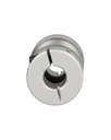 BB-8X8-D20L32 — COPLE FLEXIBLE ALUMINIO D1 8mm, D2 8mm, DEXT 23mm, LONGITUD 32mm, TORQUE 2Nm, VELOCIDAD MAXIMA 18.000RPM