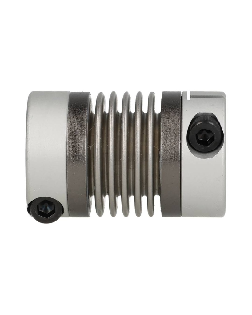 BB-8X8-D20L32 — COPLE FLEXIBLE ALUMINIO D1 8mm, D2 8mm, DEXT 23mm, LONGITUD 32mm, TORQUE 2Nm, VELOCIDAD MAXIMA 18.000RPM