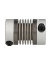BB-8X8-D20L32 — COPLE FLEXIBLE ALUMINIO D1 8mm, D2 8mm, DEXT 23mm, LONGITUD 32mm, TORQUE 2Nm, VELOCIDAD MAXIMA 18.000RPM