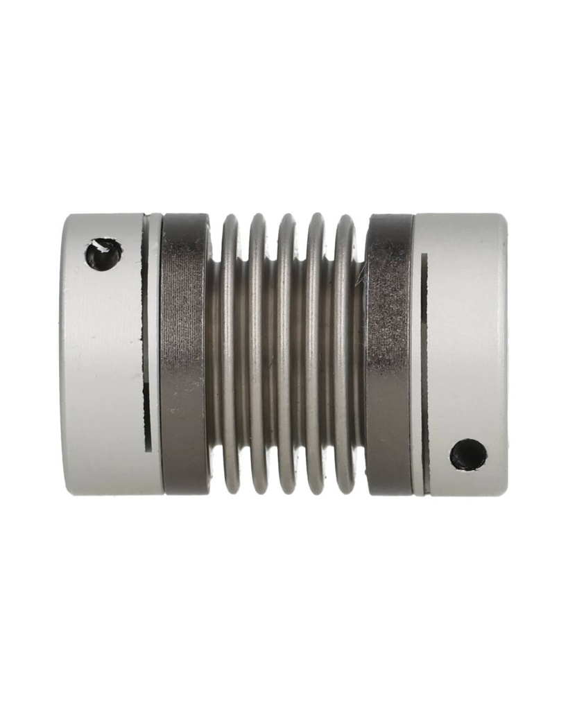 BB-8X8-D20L32 — COPLE FLEXIBLE ALUMINIO D1 8mm, D2 8mm, DEXT 23mm, LONGITUD 32mm, TORQUE 2Nm, VELOCIDAD MAXIMA 18.000RPM