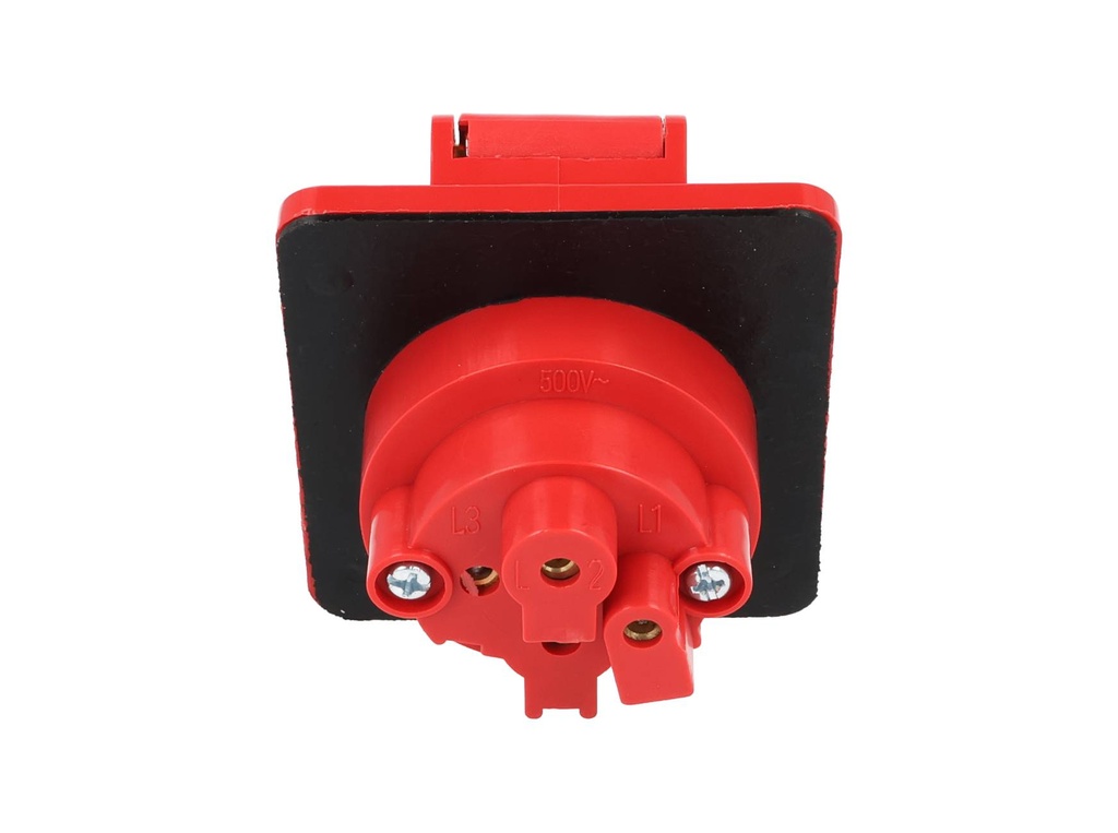 TP-CIS-3PT16E — CONECTOR IND HEMBRA PARA GABINETE 3P+T 16A415VCA, (PARA MACHO # TP-CIP-3PT16) 