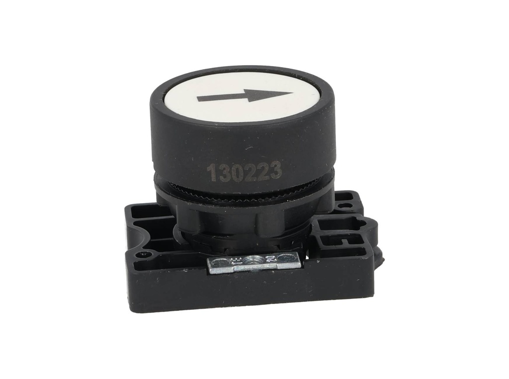 P2AF1WA90 — OPERADOR BLANCO C/FLECHA NEGRA (IZQ/DER)