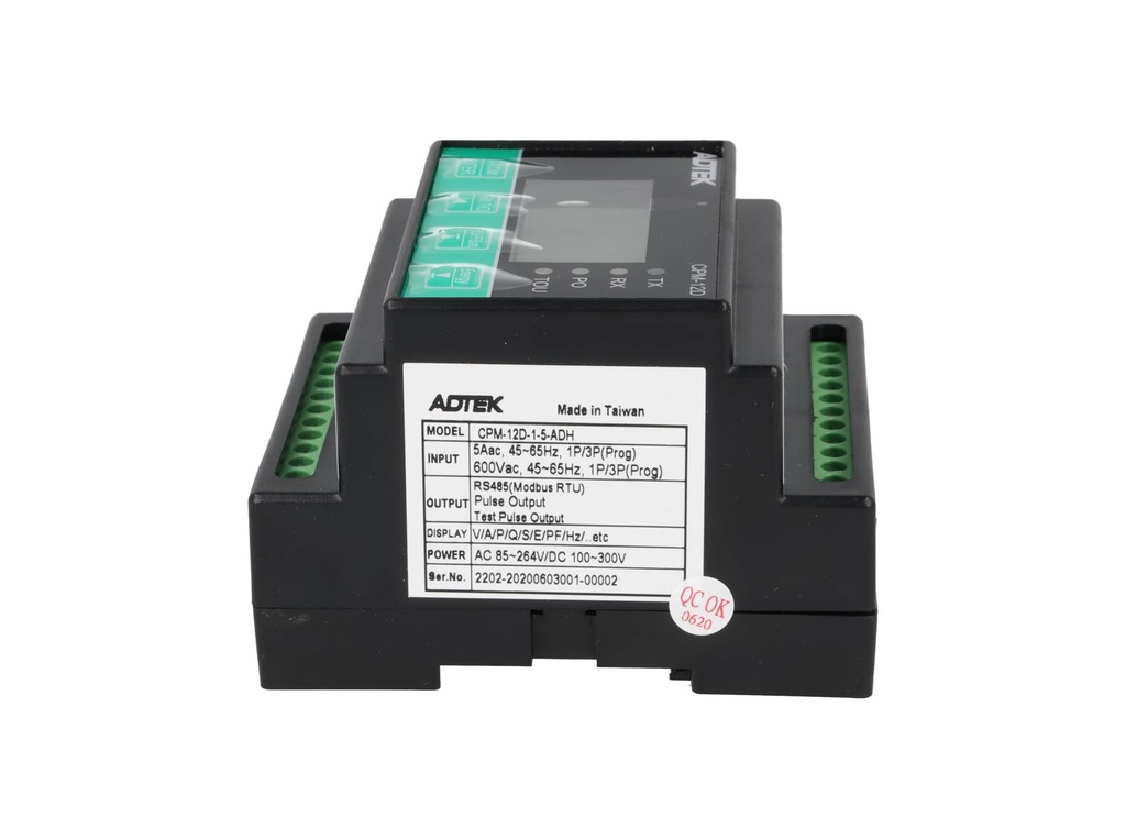 CPM12-DIS-ADH — MEDIDOR DE POTENCIA LCD, RS485 MODBUS, 96x96 MM