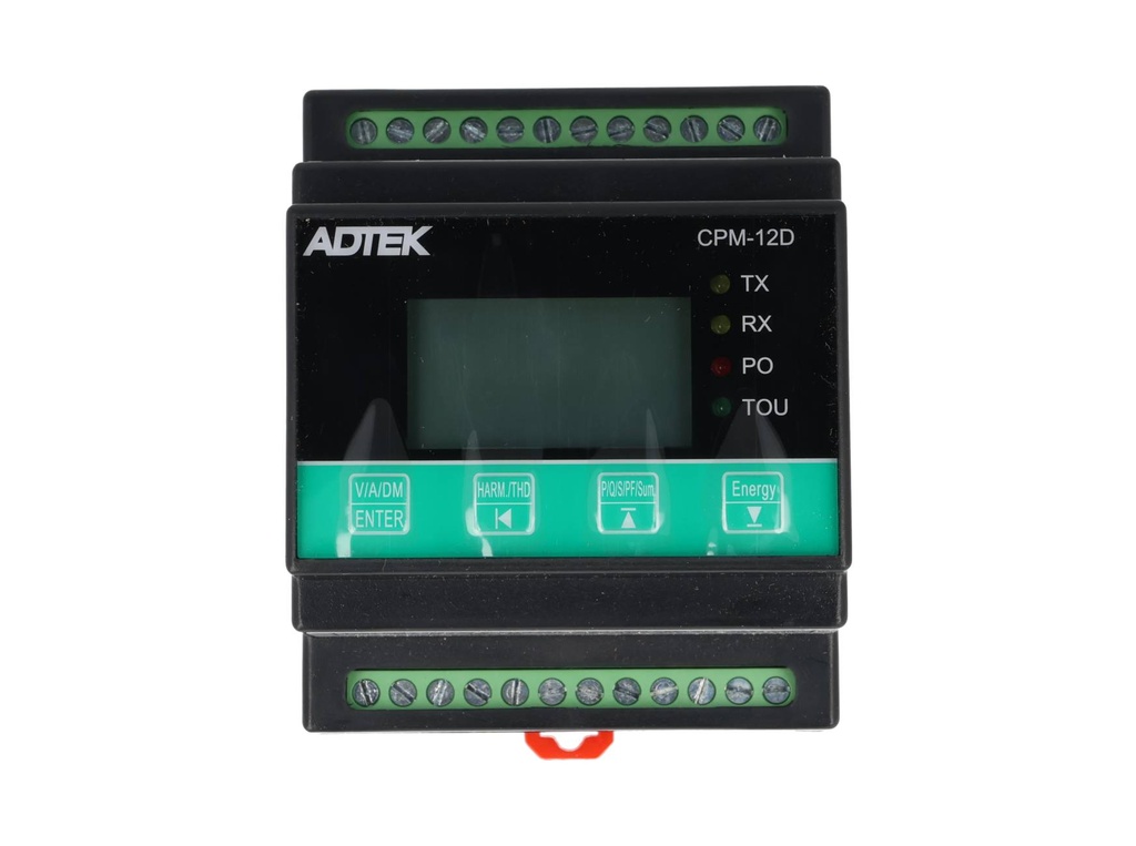 CPM12-DIS-ADH — MEDIDOR DE POTENCIA LCD, RS485 MODBUS, 96x96 MM