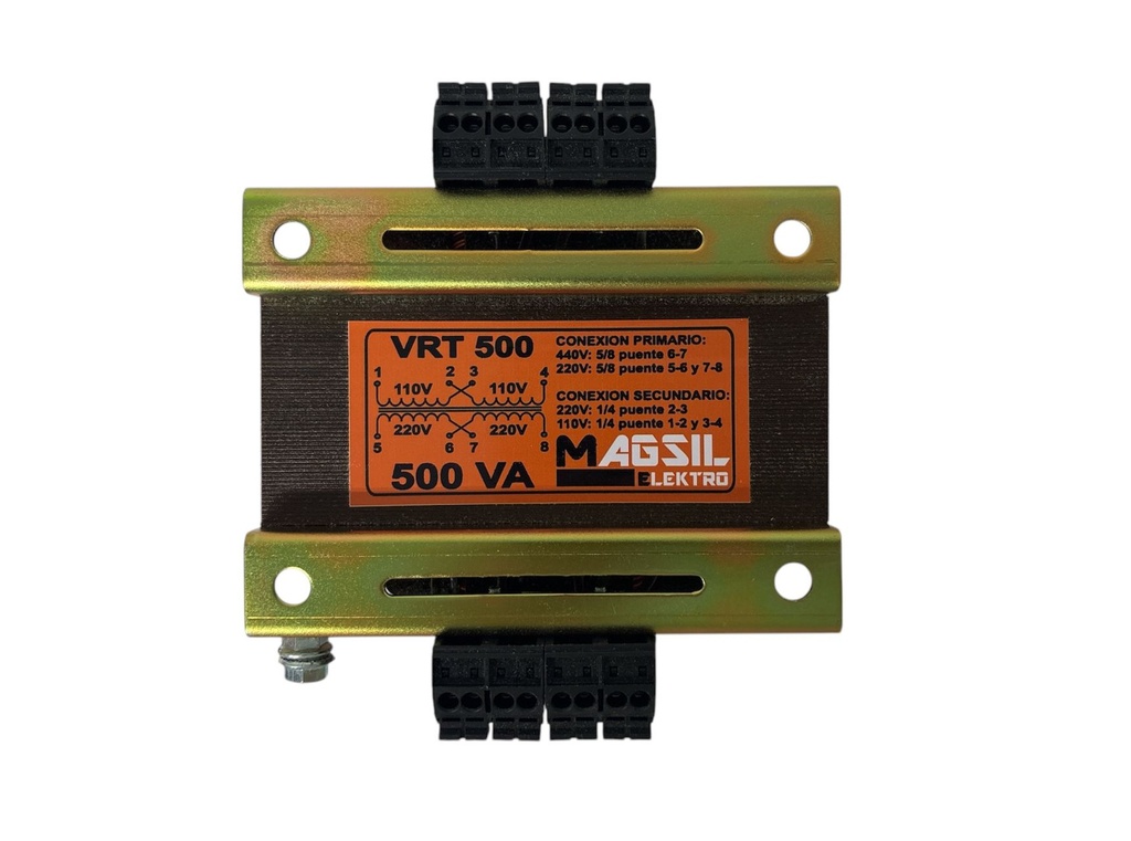 VRT0500 — TRANSFORMADORES MONOFASICOS CONTROL500VA