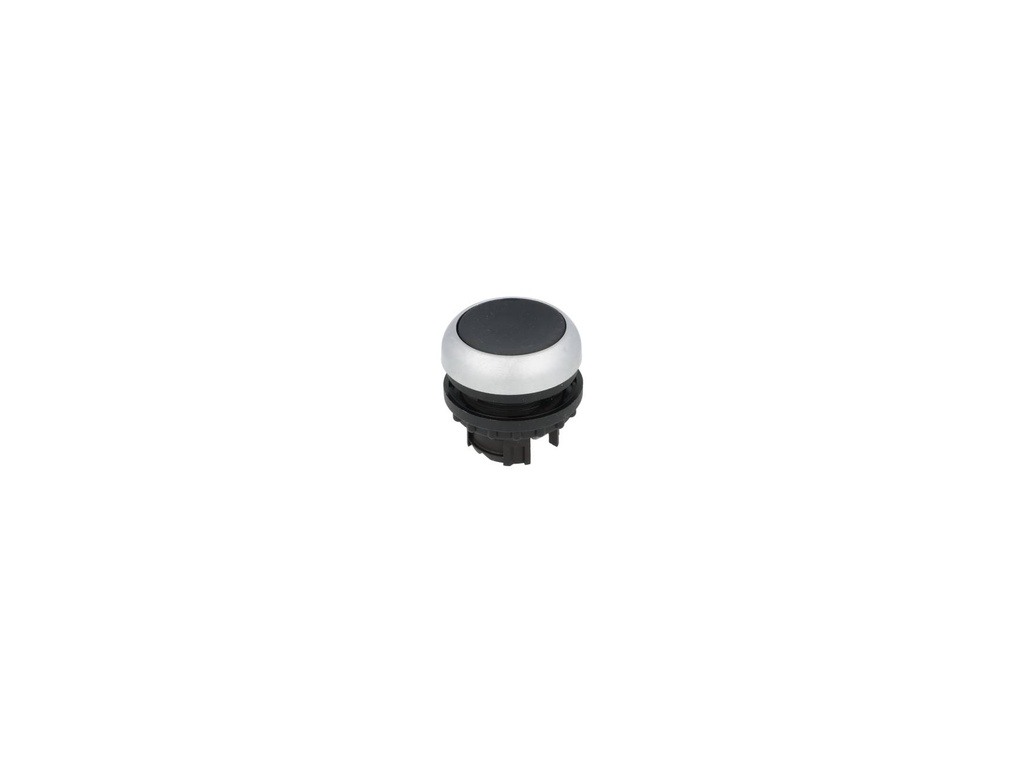 M22-D-S — PULSADOR PLANO NEGRO MOMENTANEO