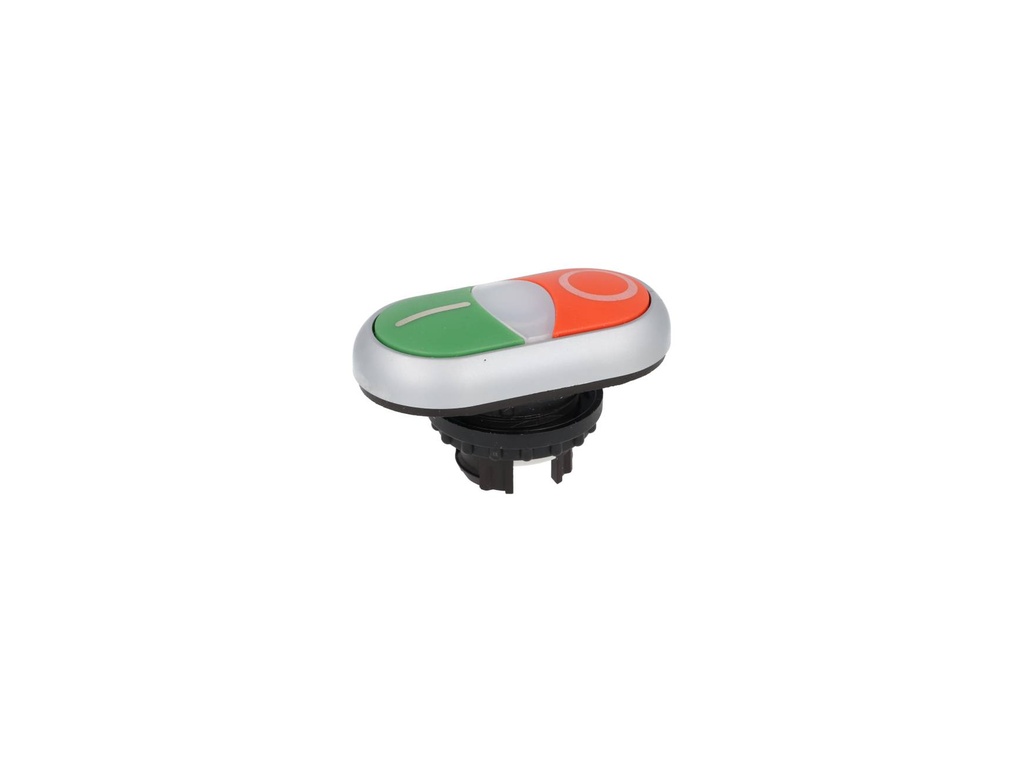 M22-DDL-GR-X1/X0 — BOTONERA DOBLE UTILIZA BASE M22-A
