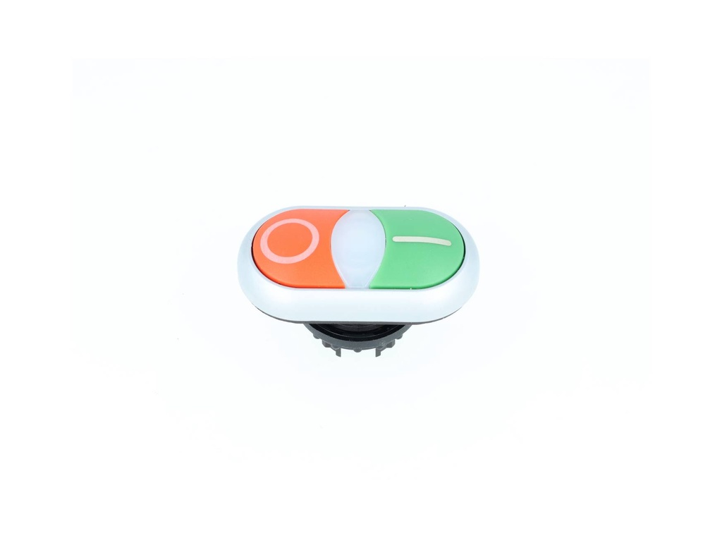 M22-DDL-GR-X1/X0 — BOTONERA DOBLE UTILIZA BASE M22-A