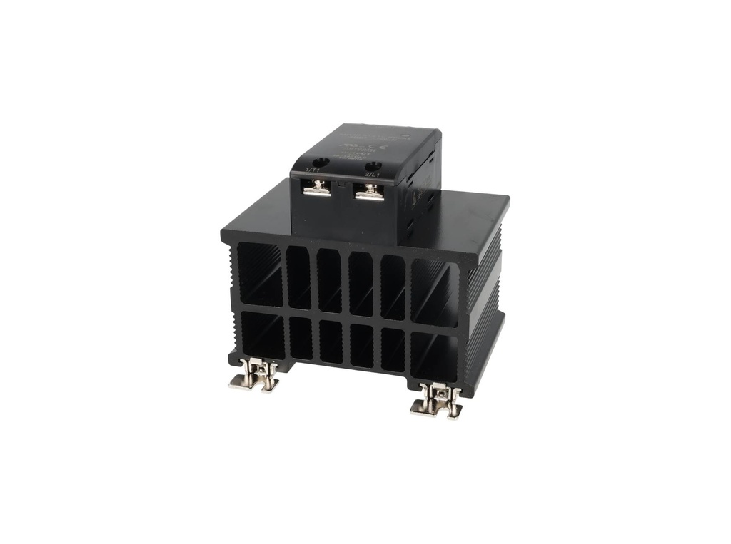 SRH1-1460 — RELEVADOR DE ESTADO SOLIDO CON DISIPADOR, 60 A, PARA 48-480VCA, ENTRADA 4-30VCD, CRUCE CERO