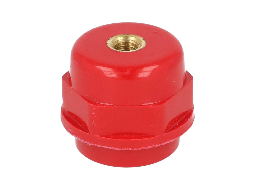 INS-25 — AISLADOR DE RESINA, AWG 25mm, ROSCA M6, CON TORNILLOS 6 X 25 PAVONADOS, AISLAMIENTO 6KV